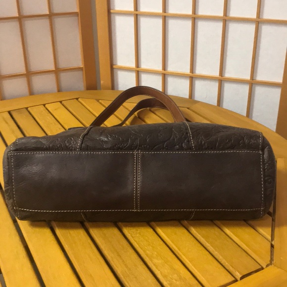 Fossil 1954 Embossed Leather Bag 75082 - Picture 3 of 6